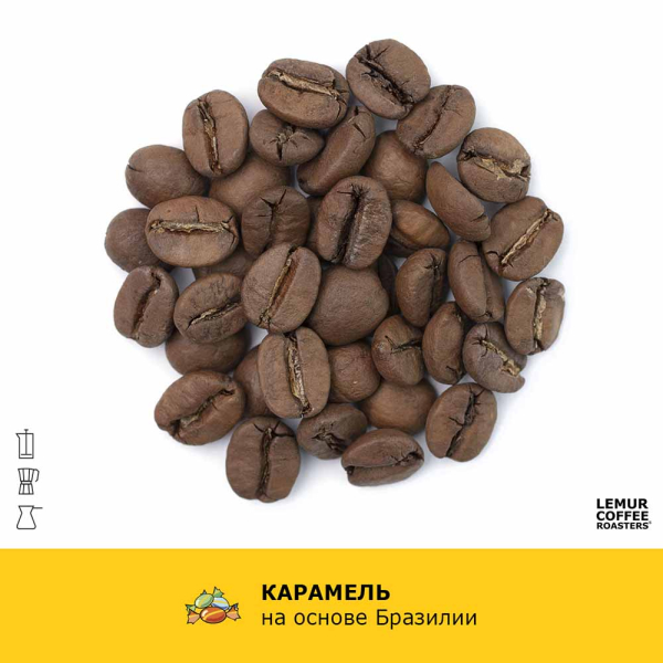 Ароматизированный кофе Карамель - Бразилия